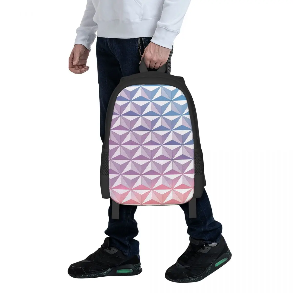 Geodesic Sphere, Purple Student Backpack School Bag Hiking Travel Daypack for Men Women Fashion Bookbag Shoulder Bags
Geodesic Sphere, Purple Student Backpack School Bag Hiking Travel Daypack for Men Women Fashion Bookbag Shoulder Bags
