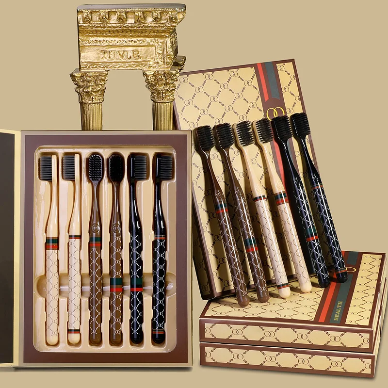 Набор из 6 высококачественных зубных щеток в подарочной коробке, с мягкими щетинками для глубокой чистки зубов, портативный, для путешествий и домашнего использования, подходит для ежедневного ухода за полостью рта для взрослых.
Набор из 6 высококачественных зубных щеток в подарочной коробке, с мягкими щетинками для глубокой чистки зубов, портативный, для путешествий и домашнего использования, подходит для ежедневного ухода за полостью рта для взрослых.