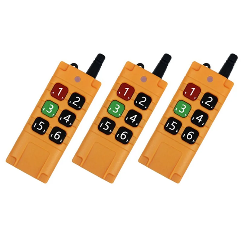 B04B-3X High Power Waterproof Industrial Wireless Remote Control EV1527 Chip ASK 2000M Long Range 433Mhz 6 Button
B04B-3X High Power Waterproof Industrial Wireless Remote Control EV1527 Chip ASK 2000M Long Range 433Mhz 6 Button