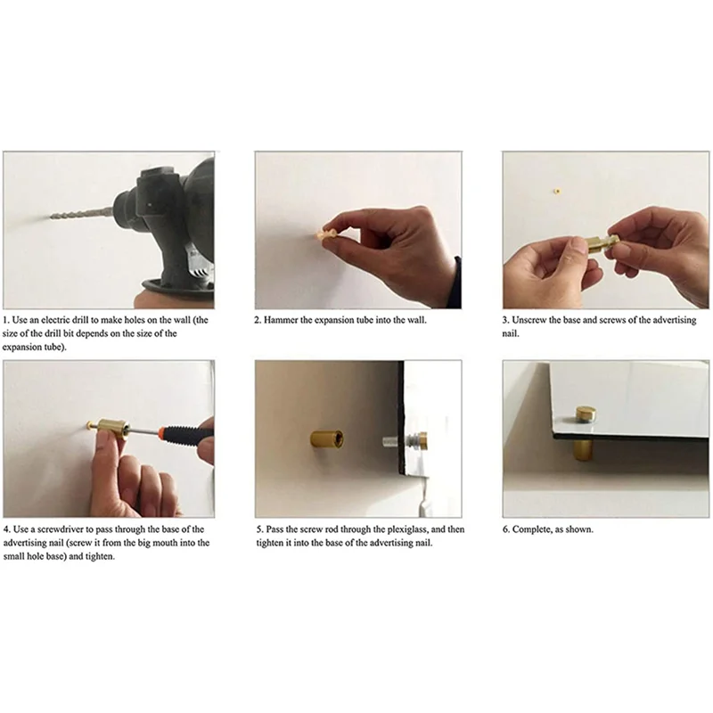 72 Pcs 3/4 Inch X 1Inch Stainless Steel Standoff Screws, Wall Sign Standoff Mounting Hardware Advertising Glass Standoff
72 Pcs 3/4 Inch X 1Inch Stainless Steel Standoff Screws, Wall Sign Standoff Mounting Hardware Advertising Glass Standoff