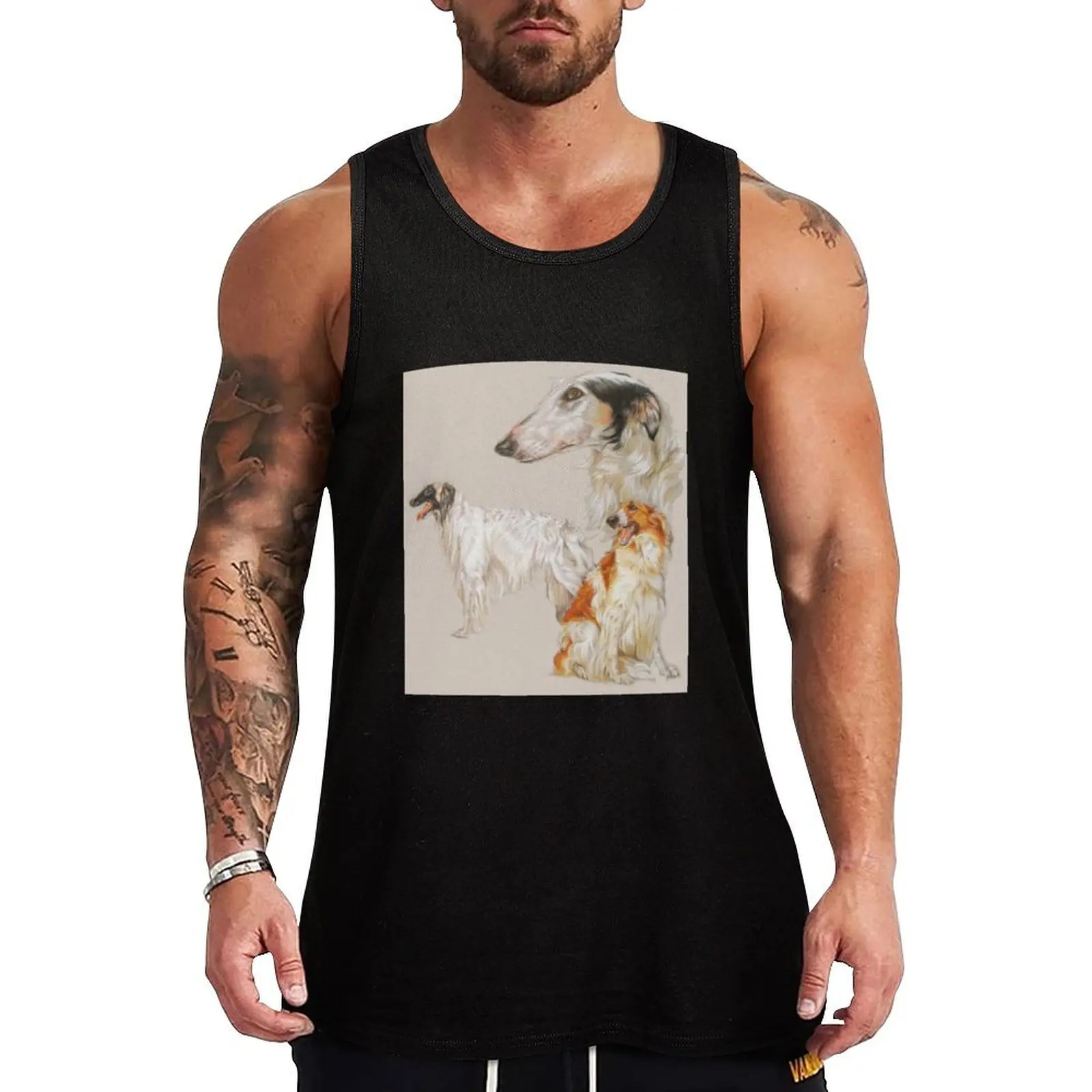 Borzoi Gallimaufry Tank Top Body man Men's fitness t-shirt Working vest Man sleeveless shirt
Borzoi Gallimaufry Tank Top Body man Men's fitness t-shirt Working vest Man sleeveless shirt