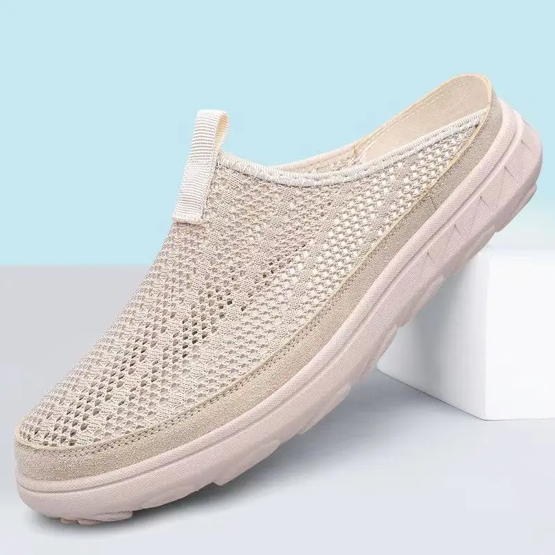 Men Big Size Mesh Closed Toe Slippers Summer New Soft sole Non Slip Breathable Anti Odor Outdoor Half slippers Sports Slippers
Men Big Size Mesh Closed Toe Slippers Summer New Soft sole Non Slip Breathable Anti Odor Outdoor Half slippers Sports Slippers