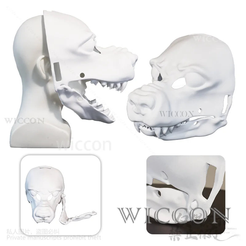 3D Polylactic Acid Kif Mask Mask Dog Skull Diy Props Furry Cosplay Animal Artist Horror Kigurumi Furrysuit Costume Anime Gifts
3D Polylactic Acid Kif Mask Mask Dog Skull Diy Props Furry Cosplay Animal Artist Horror Kigurumi Furrysuit Costume Anime Gifts