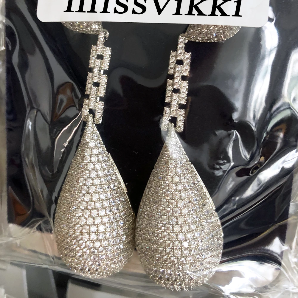 Missvikki Luxury Long Drop Pendant Earrings For Fashion Noble Women Wedding Bridal Party Engagement Earrings Jewelry Party Gift
Missvikki Luxury Long Drop Pendant Earrings For Fashion Noble Women Wedding Bridal Party Engagement Earrings Jewelry Party Gift