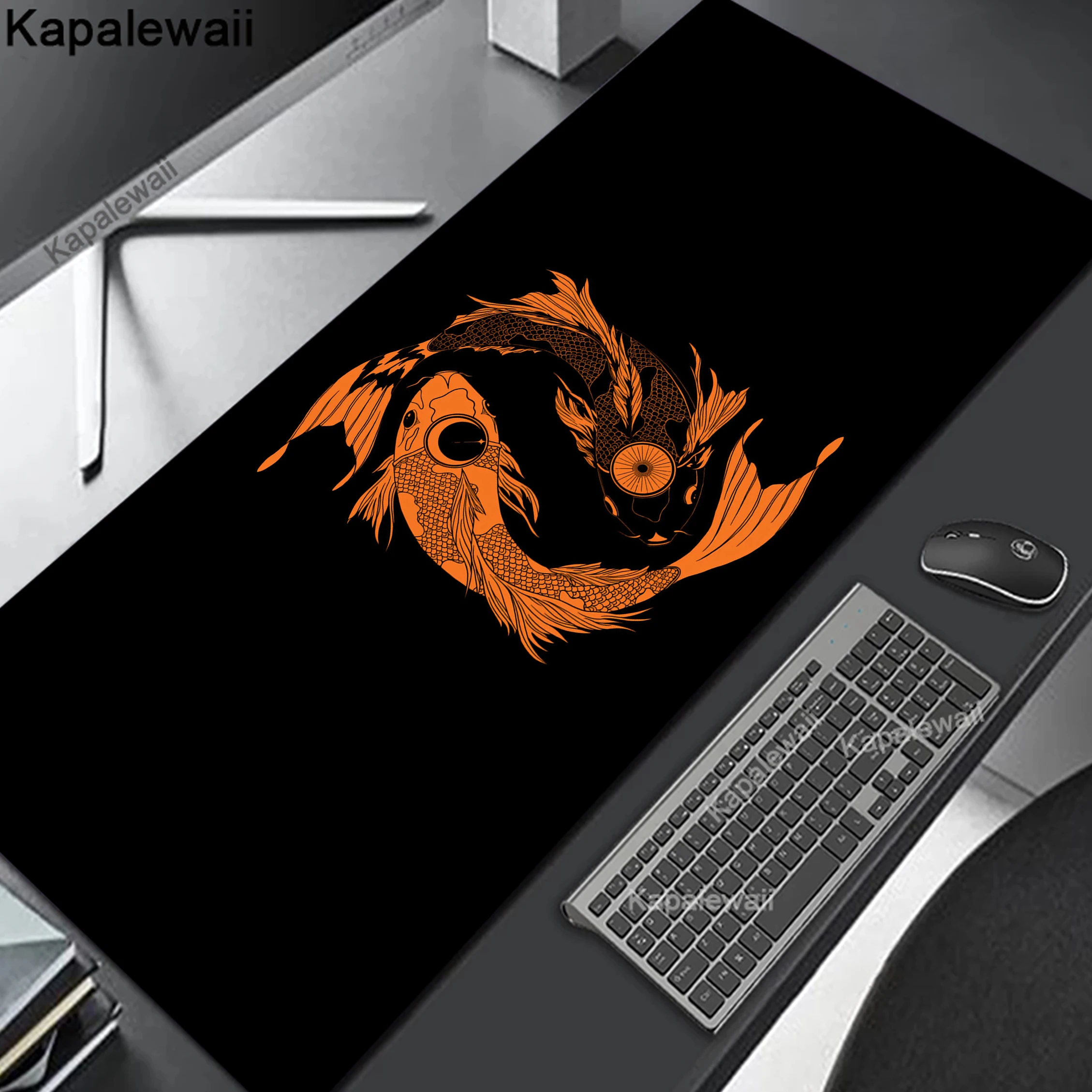 Yin Yang Koi Fish Mouse Pad Desk Pad Mouse Mat Desk MatComputer Keyboard Desk Mat Desk Pad With Non-Slip Base And Stitched Edge
Yin Yang Koi Fish Mouse Pad Desk Pad Mouse Mat Desk MatComputer Keyboard Desk Mat Desk Pad With Non-Slip Base And Stitched Edge