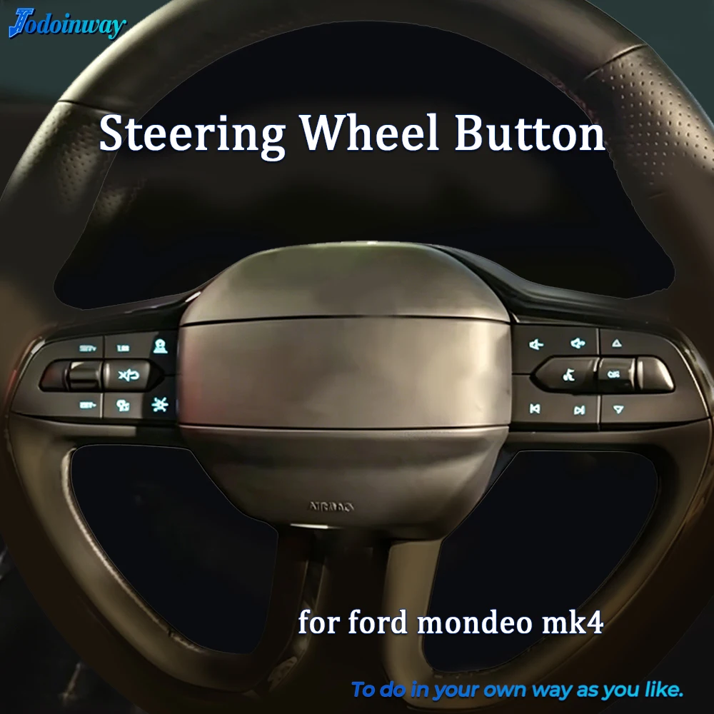 Car Steering Wheel Button Blue LED Cruise Control Switch Audio Volume Media buttons for Ford Mondeo EVOS 2022 accessories tools
Car Steering Wheel Button Blue LED Cruise Control Switch Audio Volume Media buttons for Ford Mondeo EVOS 2022 accessories tools