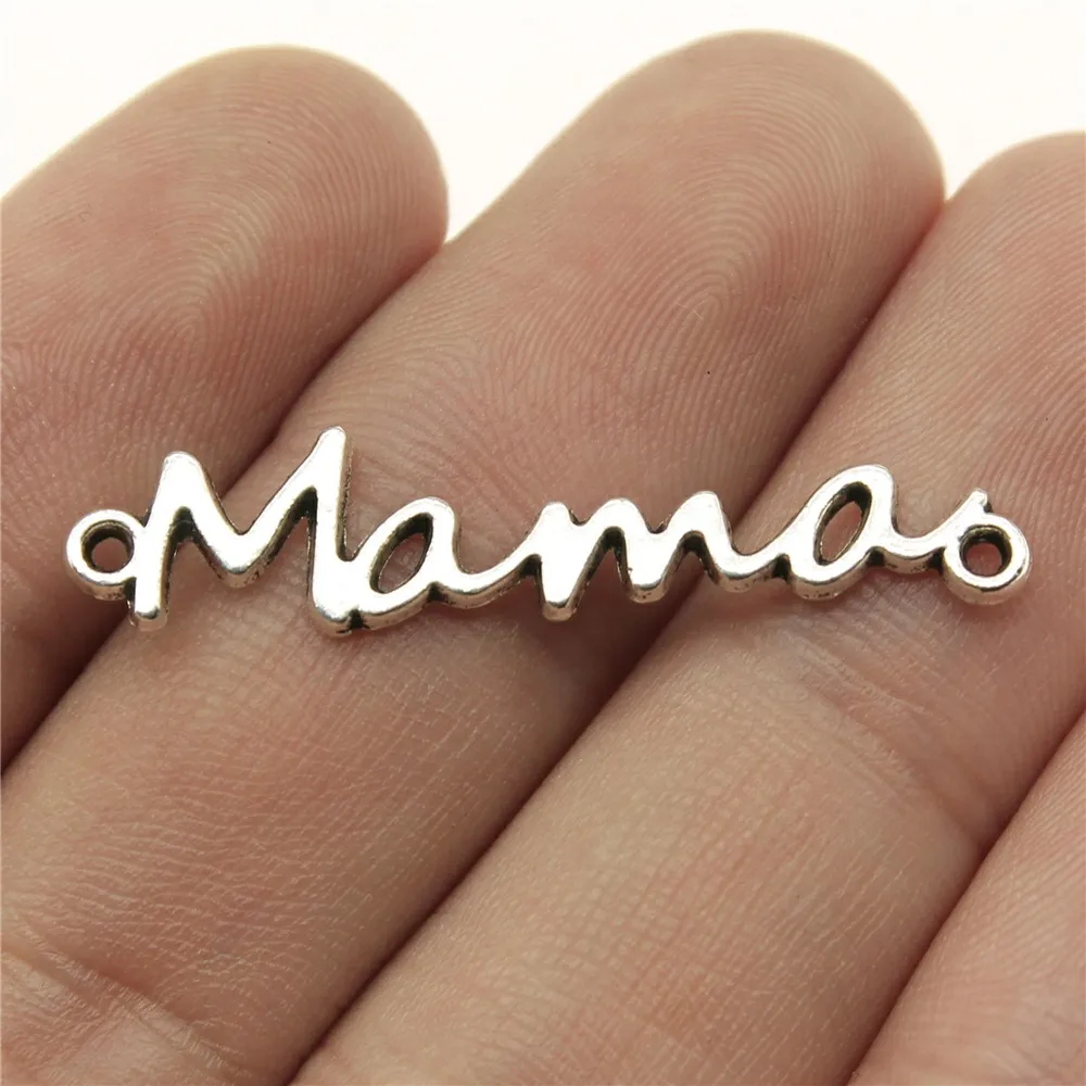 200pcs 37x8mm Word Mama Connector Pendants Jewelry Making Mama Connector Pendants Charm Mama Connector
200pcs 37x8mm Word Mama Connector Pendants Jewelry Making Mama Connector Pendants Charm Mama Connector
