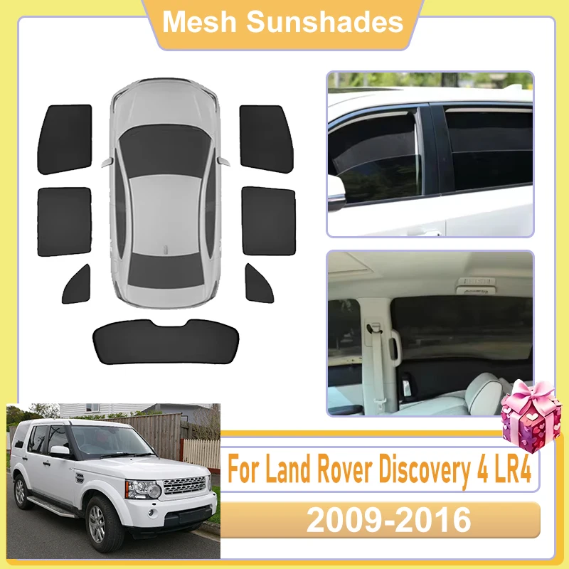 For Land Rover Discovery 4 LR4 Accessories 2009-2016 Car Window Screen Sun Shades Covers Mesh light Shield Heat Net UV Protector
For Land Rover Discovery 4 LR4 Accessories 2009-2016 Car Window Screen Sun Shades Covers Mesh light Shield Heat Net UV Protector