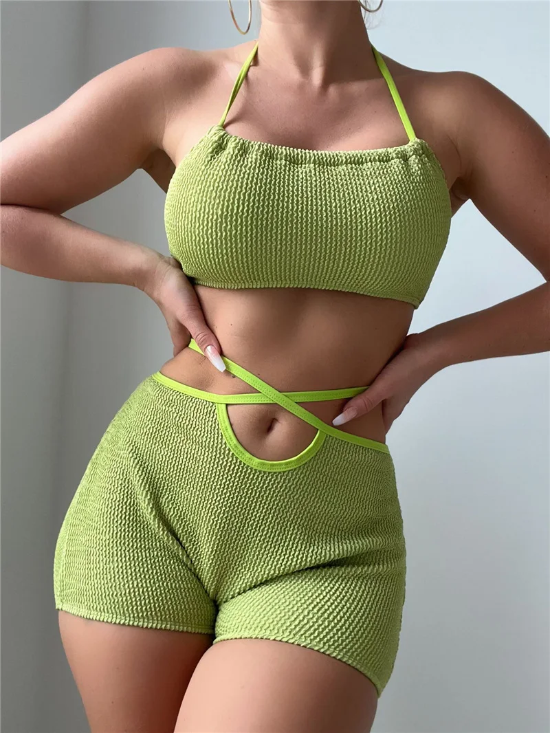 2025 Style Swimwear Women High Waist Bikini Set Stroj kapielowy Damskie Maio Biquinis Tankini Femme Mujer Banador Badpak Dames
2025 Style Swimwear Women High Waist Bikini Set Stroj kapielowy Damskie Maio Biquinis Tankini Femme Mujer Banador Badpak Dames