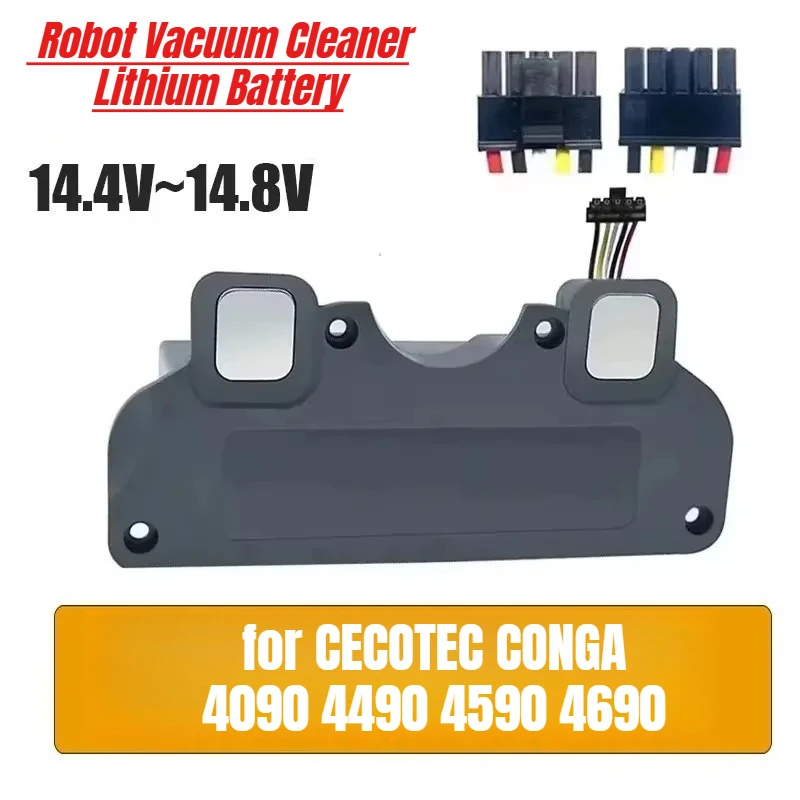 New 12800mAh Replacement Battery for CECOTEC CONGA 4090 4490 4590 4690 Robot Vacuum Cleaner Lithium Battery
New 12800mAh Replacement Battery for CECOTEC CONGA 4090 4490 4590 4690 Robot Vacuum Cleaner Lithium Battery