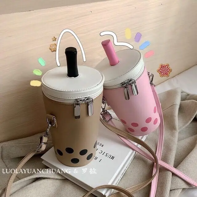 Korean Cute Cartoon Milk Tea Women Crossbody Bags High Quality Pu Bucket Female Shoulder Luxury Designer Mobile Phone
Korean Cute Cartoon Milk Tea Women Crossbody Bags High Quality Pu Bucket Female Shoulder Luxury Designer Mobile Phone