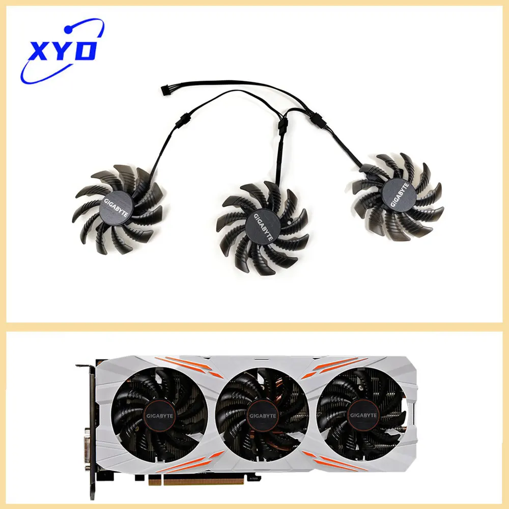NEW 4PIN T128010SU PLD08010S12H 75MM GTX 1080TI GPU Fan For Gigabyte GTX1080 1070TI 1070 1060 Gaming Graphics card cooling fan
NEW 4PIN T128010SU PLD08010S12H 75MM GTX 1080TI GPU Fan For Gigabyte GTX1080 1070TI 1070 1060 Gaming Graphics card cooling fan 