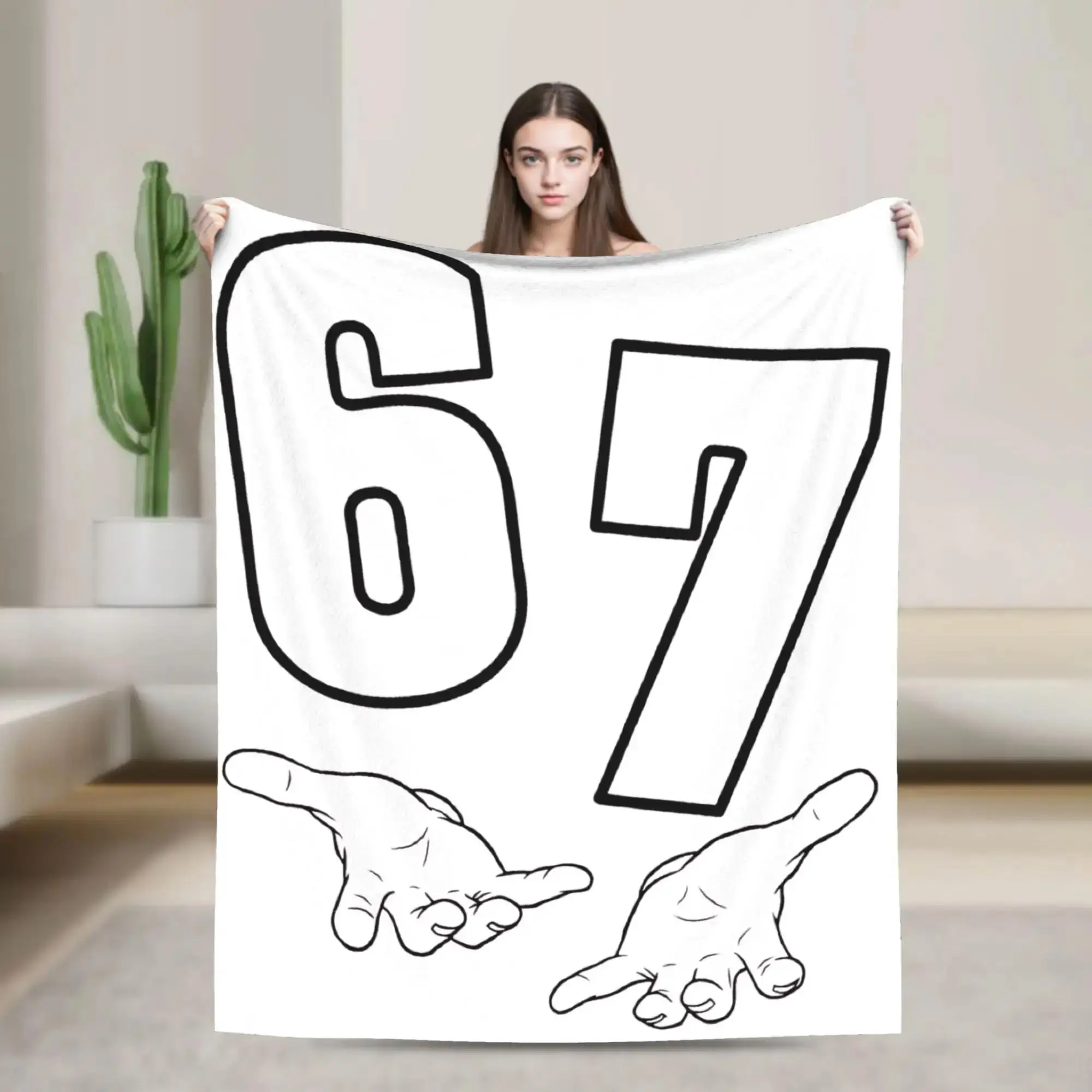 Плюшевый плед Six Seven Meme Gen Alpha Slang из мягкого фланеля для кровати, дивана, кресла, детской комнаты
Плюшевый плед Six Seven Meme Gen Alpha Slang из мягкого фланеля для кровати, дивана, кресла, детской комнаты