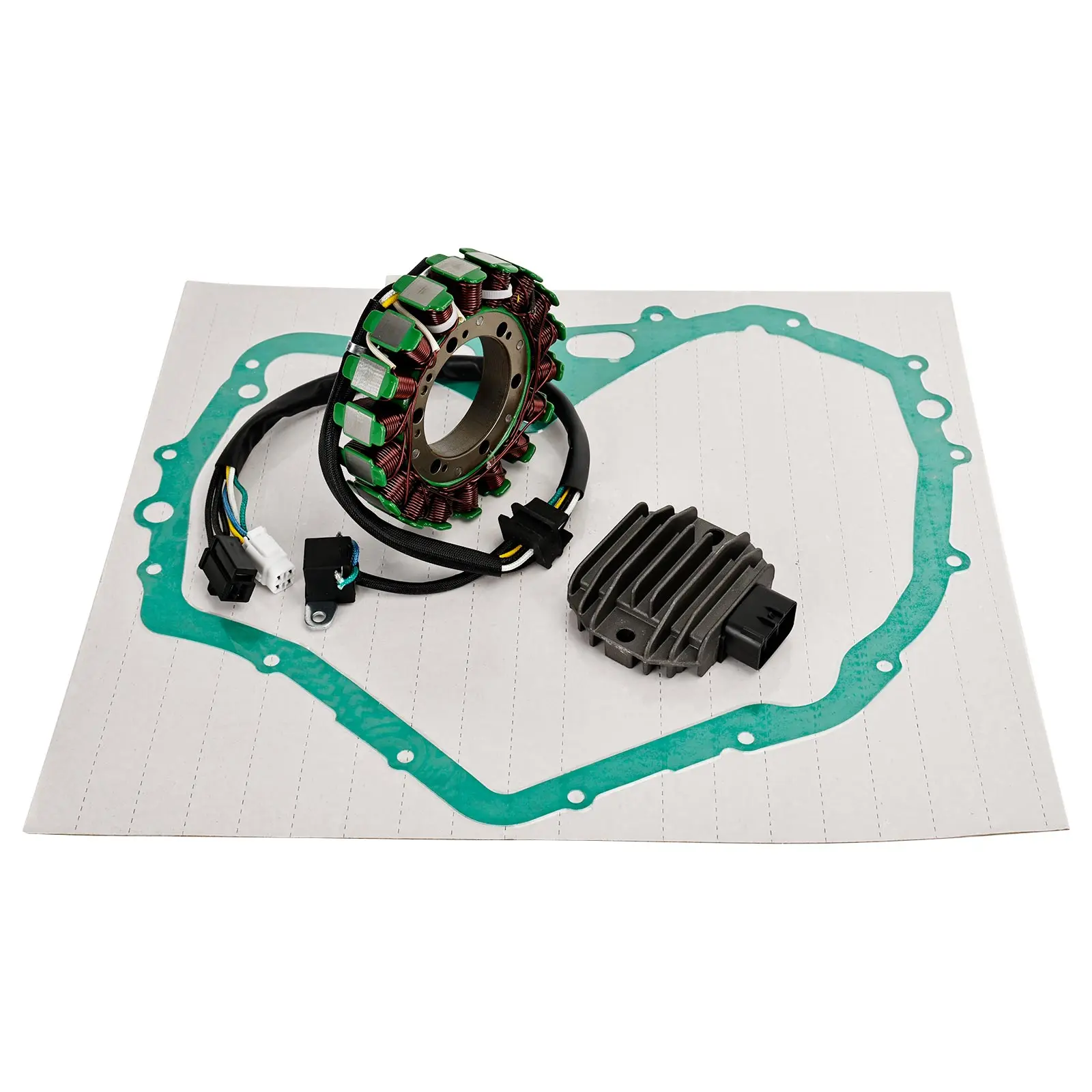 Artudatech Stator Regulator Rectifier & Gasket For Suzuki Eiger LTF400 Manual 2X4 4X4 02-07
Artudatech Stator Regulator Rectifier & Gasket For Suzuki Eiger LTF400 Manual 2X4 4X4 02-07