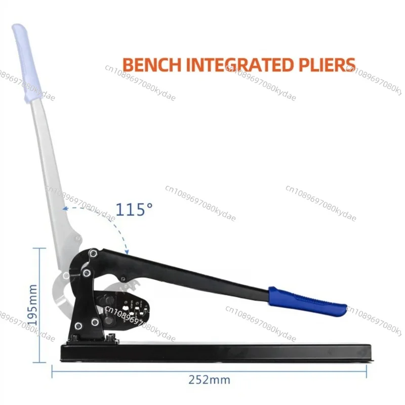 Desktop Open End Crimping Pliers 5-200A for OT U-Type Copper Terminal Lug Electrical Wiring Tool
Desktop Open End Crimping Pliers 5-200A for OT U-Type Copper Terminal Lug Electrical Wiring Tool