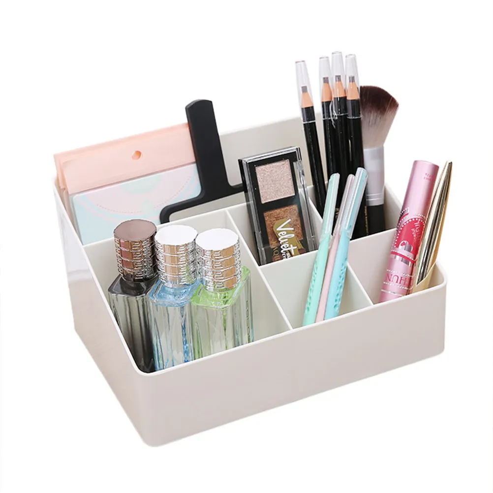 Multifunctional Desktop Organizer Box with Multiple Compartments for Makeup Brushes Lipstick Face Cream Eyebrow Pencil
Multifunctional Desktop Organizer Box with Multiple Compartments for Makeup Brushes Lipstick Face Cream Eyebrow Pencil