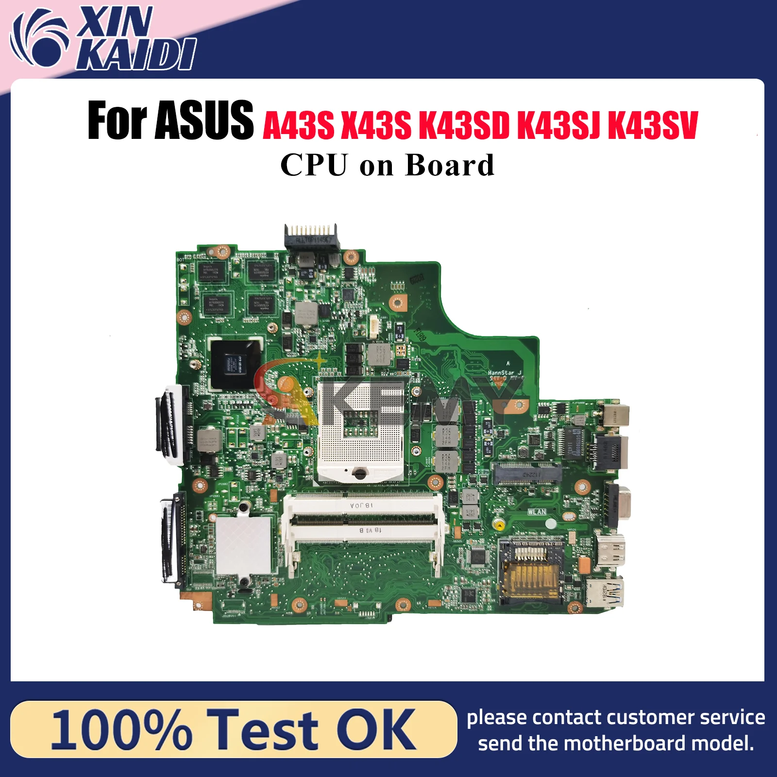 K43SD Материнская плата для ноутбука ASUS K43SM K43SV K43SJ A43S X43S K43S K43SD Материнская плата для ноутбука с процессором tests ОК быстрая доставка stk
K43SD Материнская плата для ноутбука ASUS K43SM K43SV K43SJ A43S X43S K43S K43SD Материнская плата для ноутбука с процессором tests ОК быстрая доставка stk