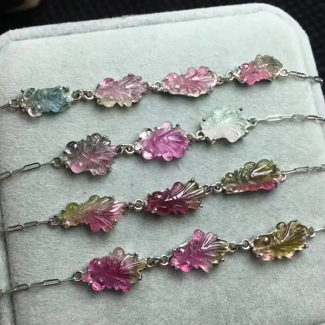 Unit One Bracelet 925 Silver Natural Watermelon Tourmaline Healing Gemstone Crystal Gold Fish Carving Bracelet For Meditation
Unit One Bracelet 925 Silver Natural Watermelon Tourmaline Healing Gemstone Crystal Gold Fish Carving Bracelet For Meditation