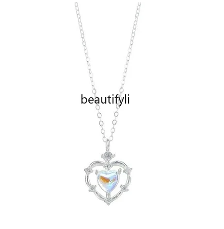 999 Sterling Silver Loving Heart Necklace Female Light Luxury Minority 520 Valentine's Day Gift for Girlfriend
999 Sterling Silver Loving Heart Necklace Female Light Luxury Minority 520 Valentine's Day Gift for Girlfriend