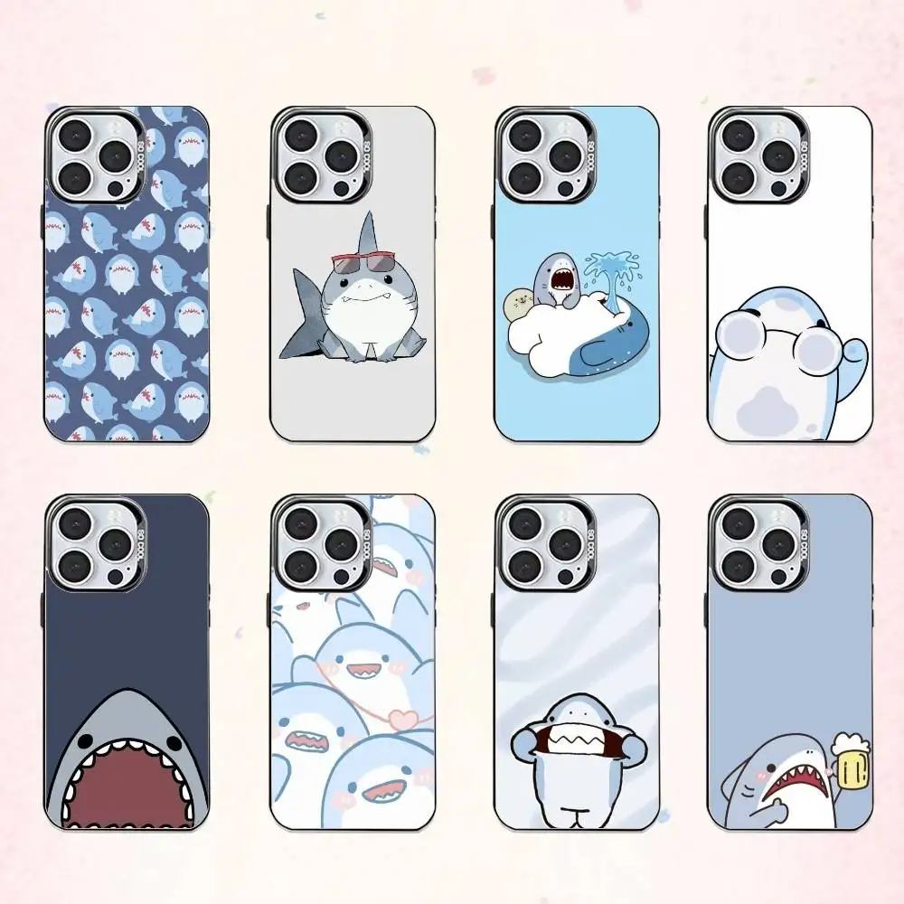 C-Charming Cartoon Shark Kawaii Merch Phone Case For iPhone17,16,15,14,13,12,11 Plus,Pro Max Colored Silver Plated Inside Cover
C-Charming Cartoon Shark Kawaii Merch Phone Case For iPhone17,16,15,14,13,12,11 Plus,Pro Max Colored Silver Plated Inside Cover