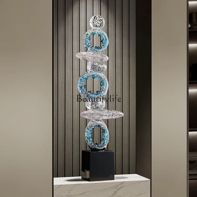 floor-to-ceiling ornaments, crystal entrance entrance, living room art, high-end sense, vertical height, large home decorations
floor-to-ceiling ornaments, crystal entrance entrance, living room art, high-end sense, vertical height, large home decorations