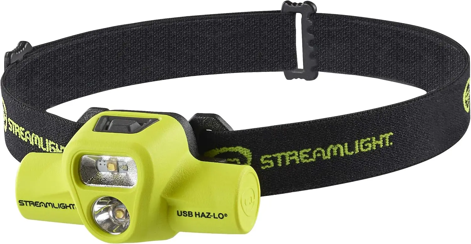 250-Lumen USB Rechargeable Safety Headlamp with AC Charging, Elastic Strap, Hard Hat Clip, Yellow
250-Lumen USB Rechargeable Safety Headlamp with AC Charging, Elastic Strap, Hard Hat Clip, Yellow