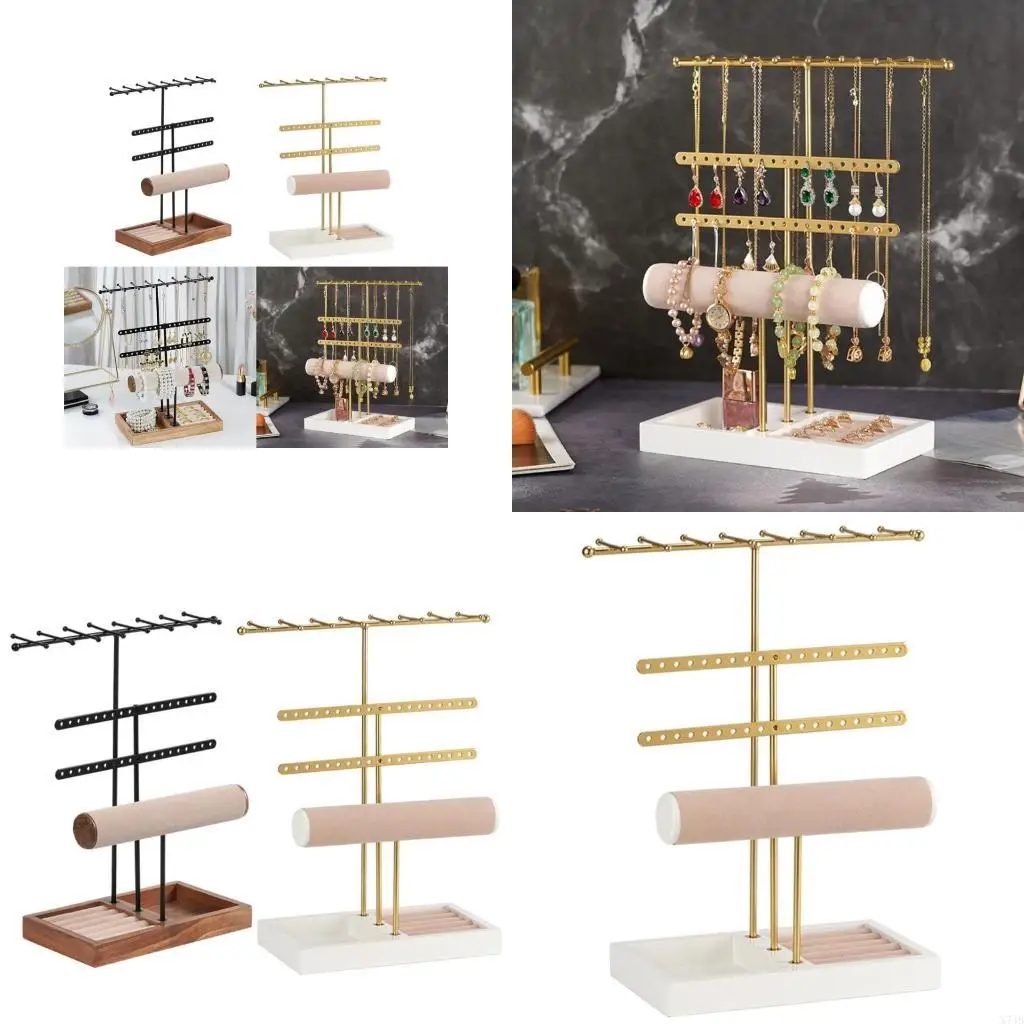 Stylish Jewelry Display Rack Jewelry Hanger Desktop Jewelry for Rings
Stylish Jewelry Display Rack Jewelry Hanger Desktop Jewelry for Rings