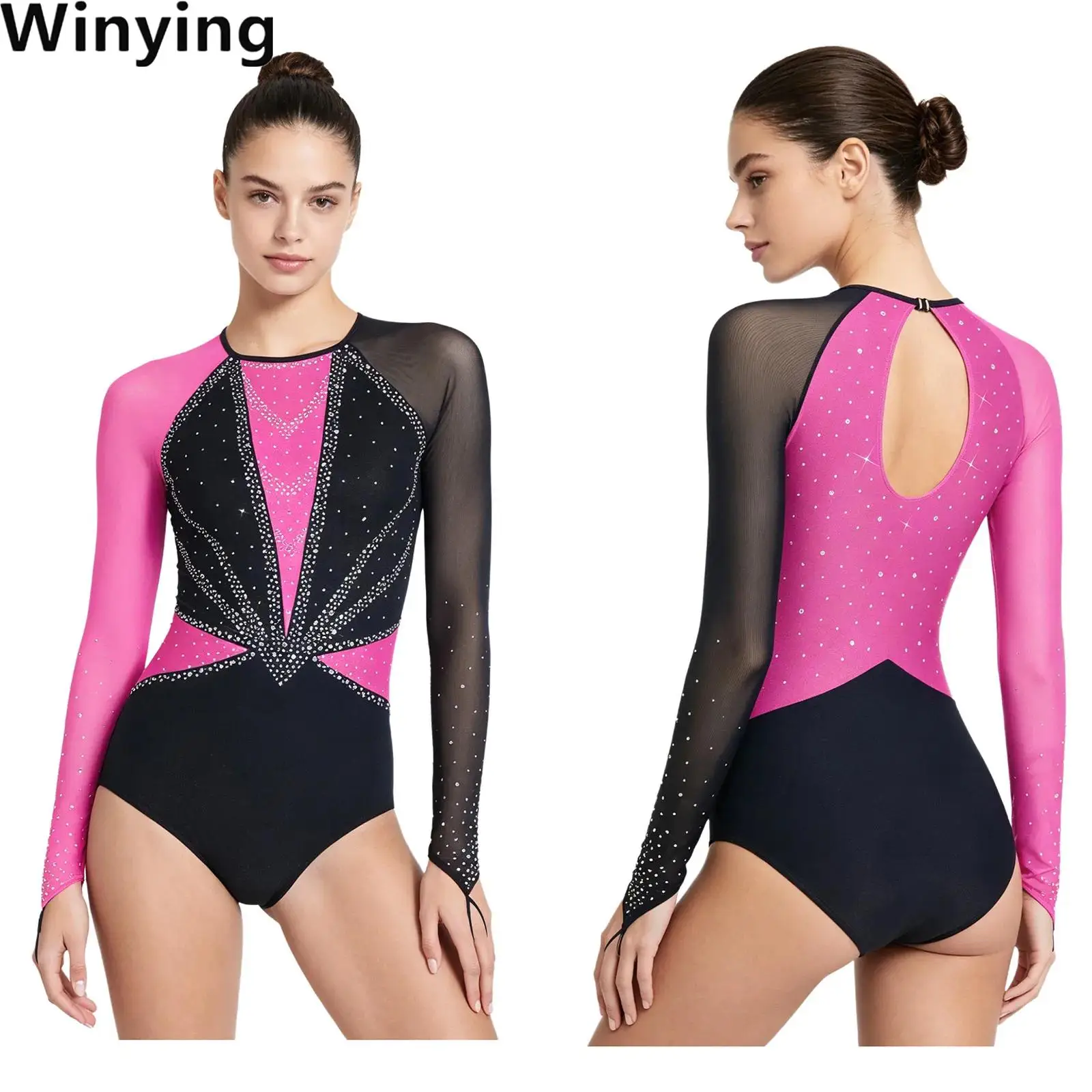 Women Artistic Dance Figure Skating Dresses Rhinestones Ballet Jersey Performance Costume Rhythmic Gymnastics Tights Jumpsuits
Women Artistic Dance Figure Skating Dresses Rhinestones Ballet Jersey Performance Costume Rhythmic Gymnastics Tights Jumpsuits