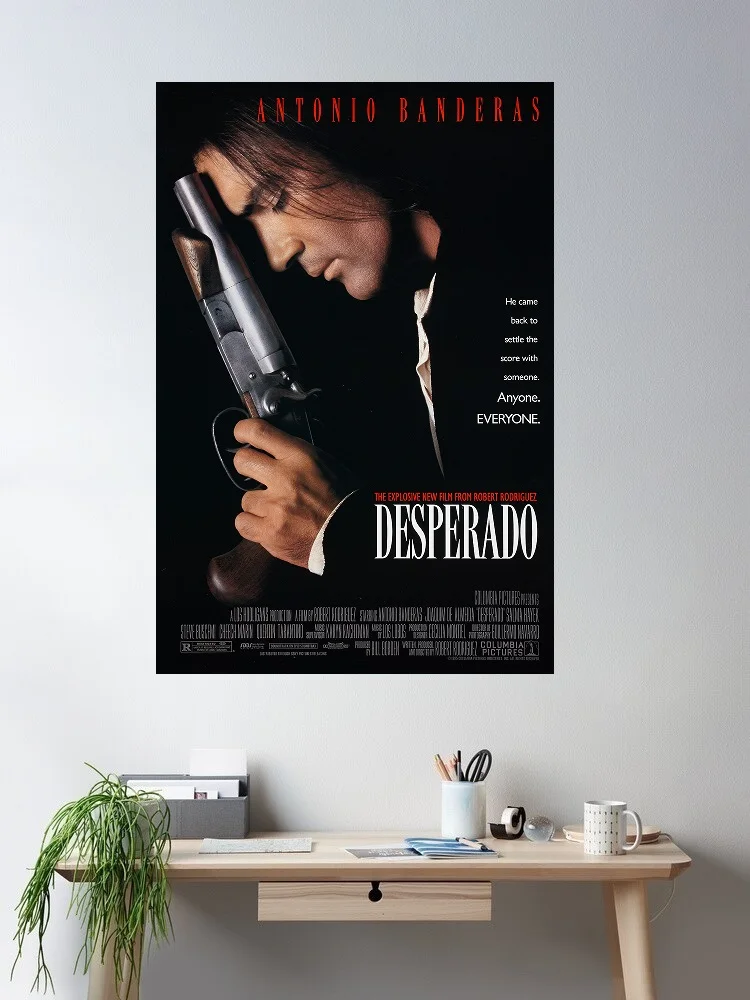 DESPERADO Movie, Art Print Silk Poster Home Wall Decor
DESPERADO Movie, Art Print Silk Poster Home Wall Decor