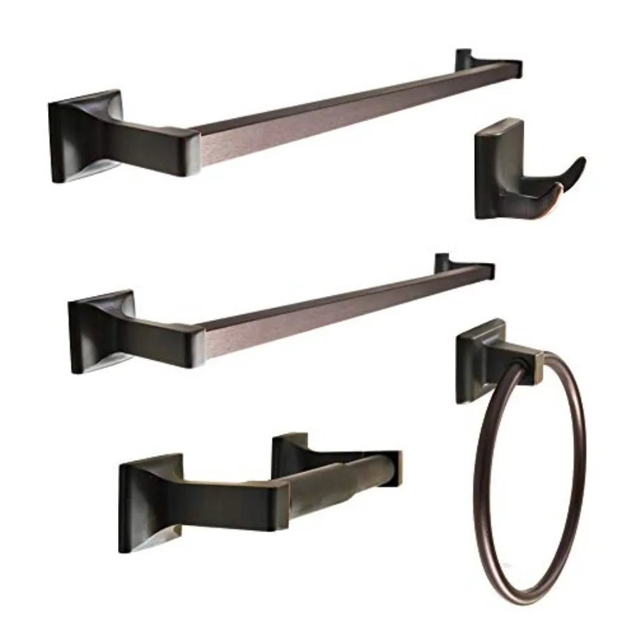 SENTO Cellar Classic Bathroom Accessories Set, Heavy Duty Metal Bath Hardware Set Wall Mounted, Includes Robe Hook, Toilet Pape
SENTO Cellar Classic Bathroom Accessories Set, Heavy Duty Metal Bath Hardware Set Wall Mounted, Includes Robe Hook, Toilet Pape