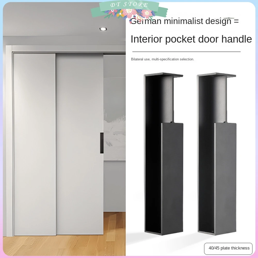 40 / 45MM Pocket Wooden Door invisible Embedded Handle Sliding Door Hidden Black Handle
40 / 45MM Pocket Wooden Door invisible Embedded Handle Sliding Door Hidden Black Handle