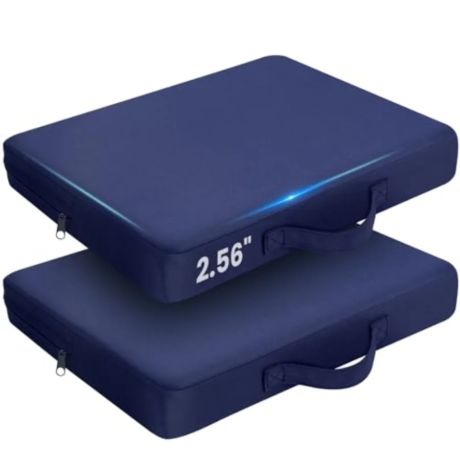2 PCs Stadium Seat Cushion Extra Thick 2.56" Bleacher Cushion with Handle and Zipper Design Waterproof 600D Oxford Fabric Seat
2 PCs Stadium Seat Cushion Extra Thick 2.56" Bleacher Cushion with Handle and Zipper Design Waterproof 600D Oxford Fabric Seat