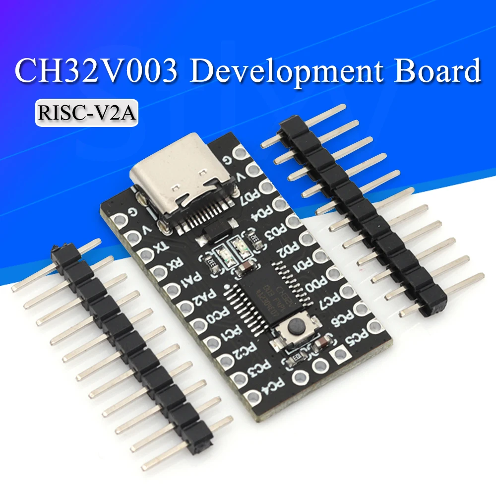 CH32V003 Макетная плата Минимальная системная плата Основная плата RISC-V CH32V003F4P6 Модуль микроконтроллера
CH32V003 Макетная плата Минимальная системная плата Основная плата RISC-V CH32V003F4P6 Модуль микроконтроллера