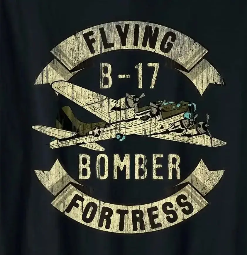 Vintage B-17 Bomber WW2 Plane Aviation Airplane Summer Cotton O-neck Short Sleeve T-Shirt
Vintage B-17 Bomber WW2 Plane Aviation Airplane Summer Cotton O-neck Short Sleeve T-Shirt