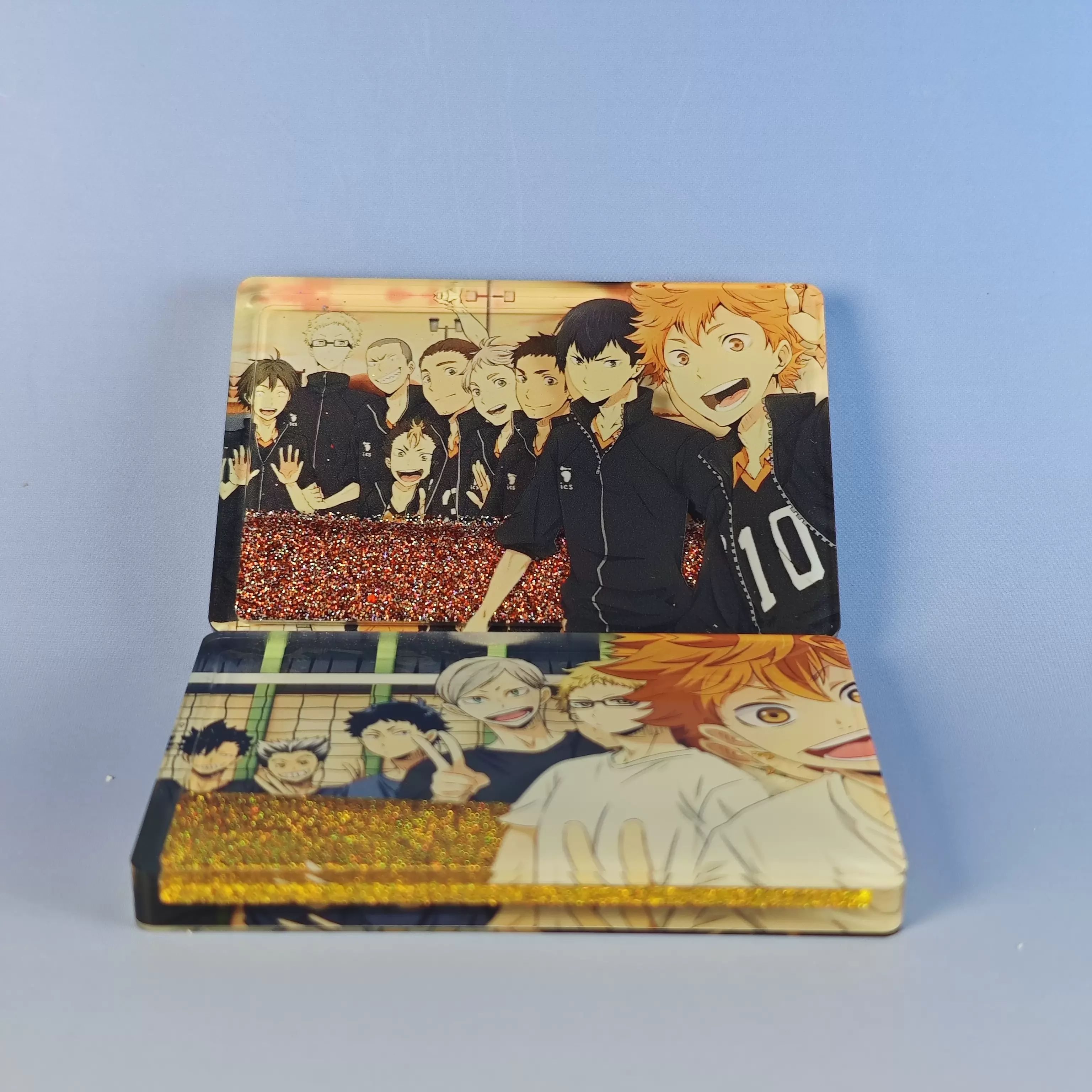 Anime Haikyuu!! Shoyo Hinata Tobio Kageyama Cosplay Quicksand Mahjong Desktop Ornament High Appearance Level Acrylic
Anime Haikyuu!! Shoyo Hinata Tobio Kageyama Cosplay Quicksand Mahjong Desktop Ornament High Appearance Level Acrylic