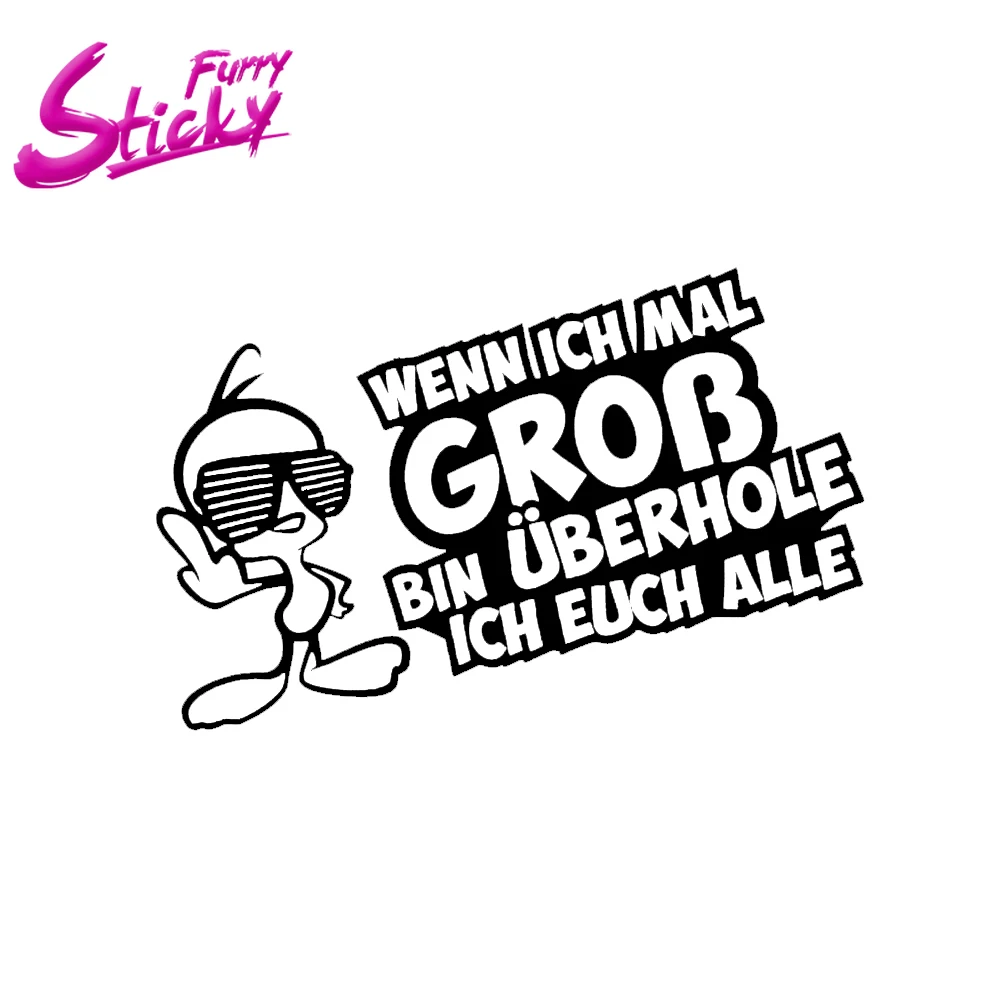 Message Sticker In German When I Grow Up Car Sticker Car Decal for Helmet Laptop Motorcycle Decal Anime Car Accessories
Message Sticker In German When I Grow Up Car Sticker Car Decal for Helmet Laptop Motorcycle Decal Anime Car Accessories