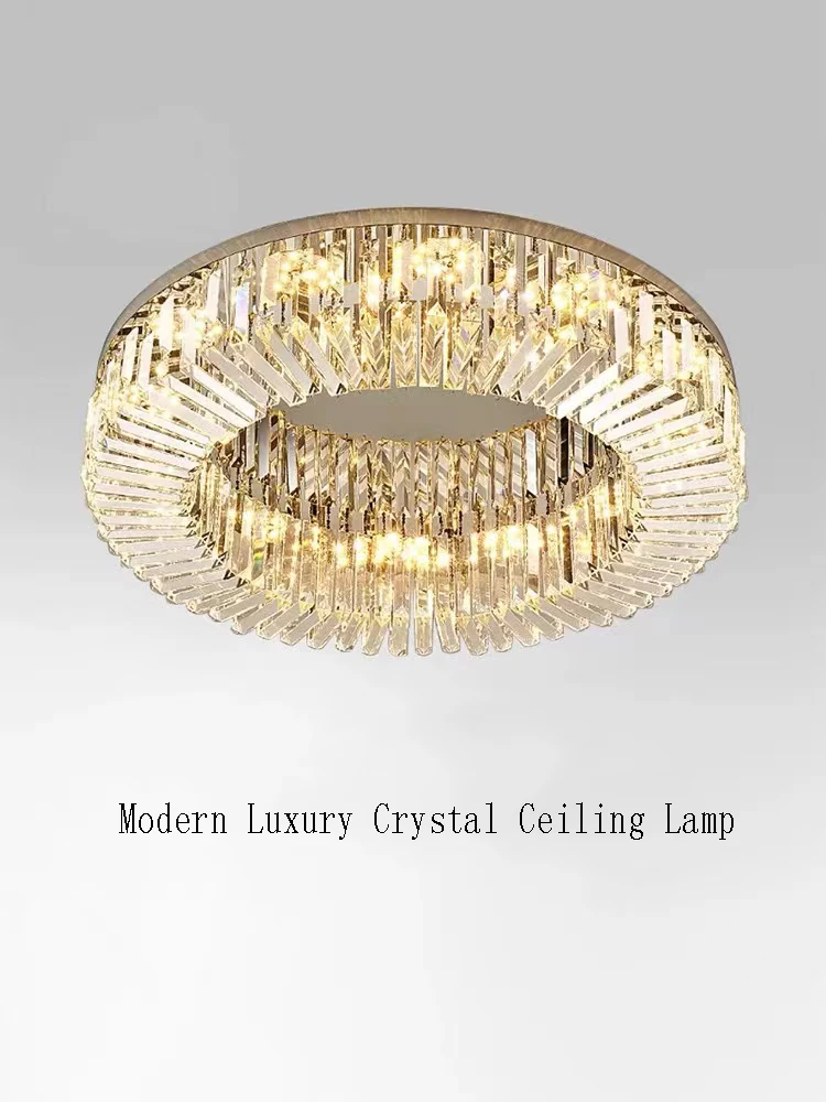 2024 Living Room Crystal Ceiling Light Luxury Modern Lampara De Techo Gold Ceiling Lamp Decoration Light Fixture
2024 Living Room Crystal Ceiling Light Luxury Modern Lampara De Techo Gold Ceiling Lamp Decoration Light Fixture