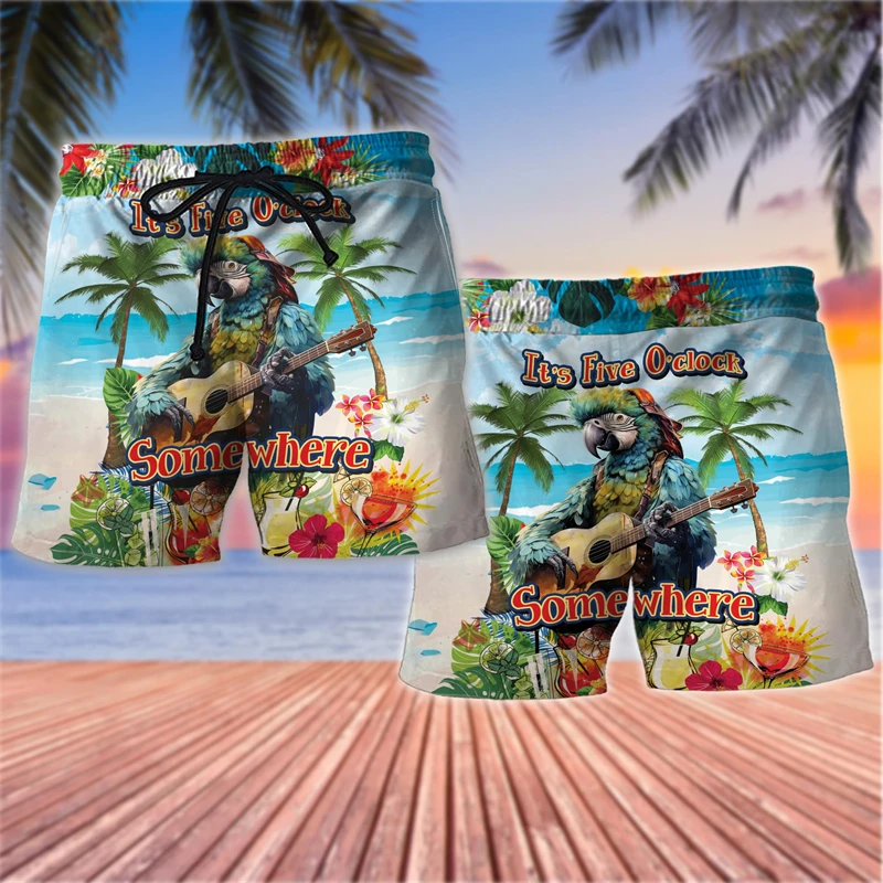 Fashion Parrot Graphic Hawaiian Beach Shorts Summer Casual Surfing Vacation 3D Printed Short Pants Loose Harajuku Swim Trunks
Fashion Parrot Graphic Hawaiian Beach Shorts Summer Casual Surfing Vacation 3D Printed Short Pants Loose Harajuku Swim Trunks