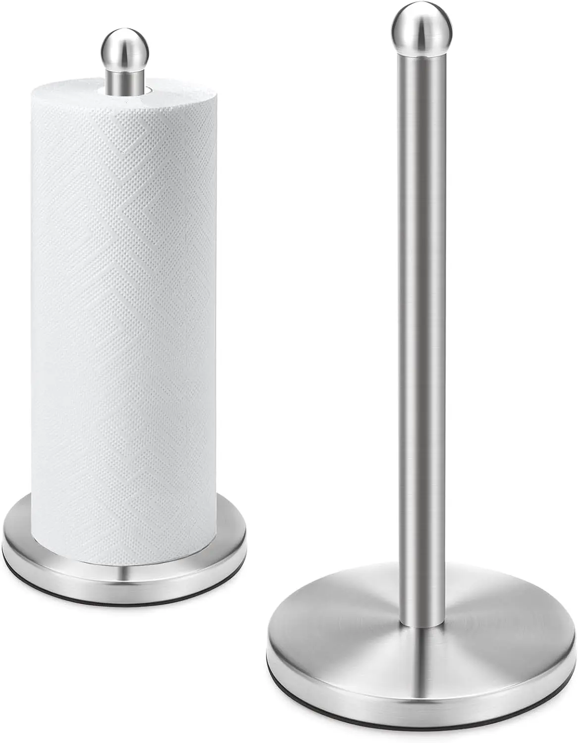 Stainless Steel Paper Towel Holder with Weighted Base, One-Handed Tear for Kitchen Countertop, Brushed Nickel
Stainless Steel Paper Towel Holder with Weighted Base, One-Handed Tear for Kitchen Countertop, Brushed Nickel