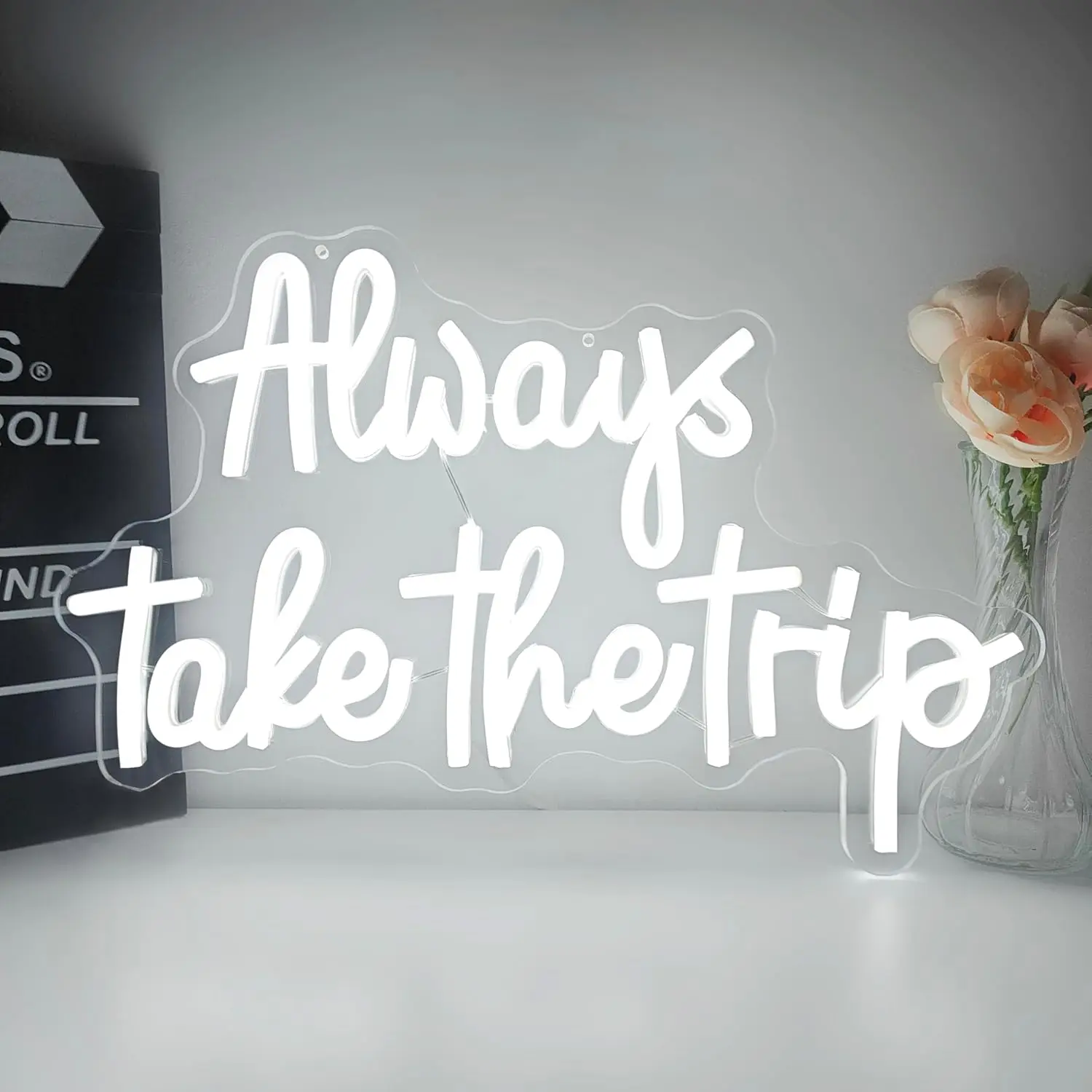 Always Take The Trip Neon Sign Travel Neon Light Sign Dimmable for Corridor RV Photo Wall Inspirational Wall Decor Traveler Gift
Always Take The Trip Neon Sign Travel Neon Light Sign Dimmable for Corridor RV Photo Wall Inspirational Wall Decor Traveler Gift