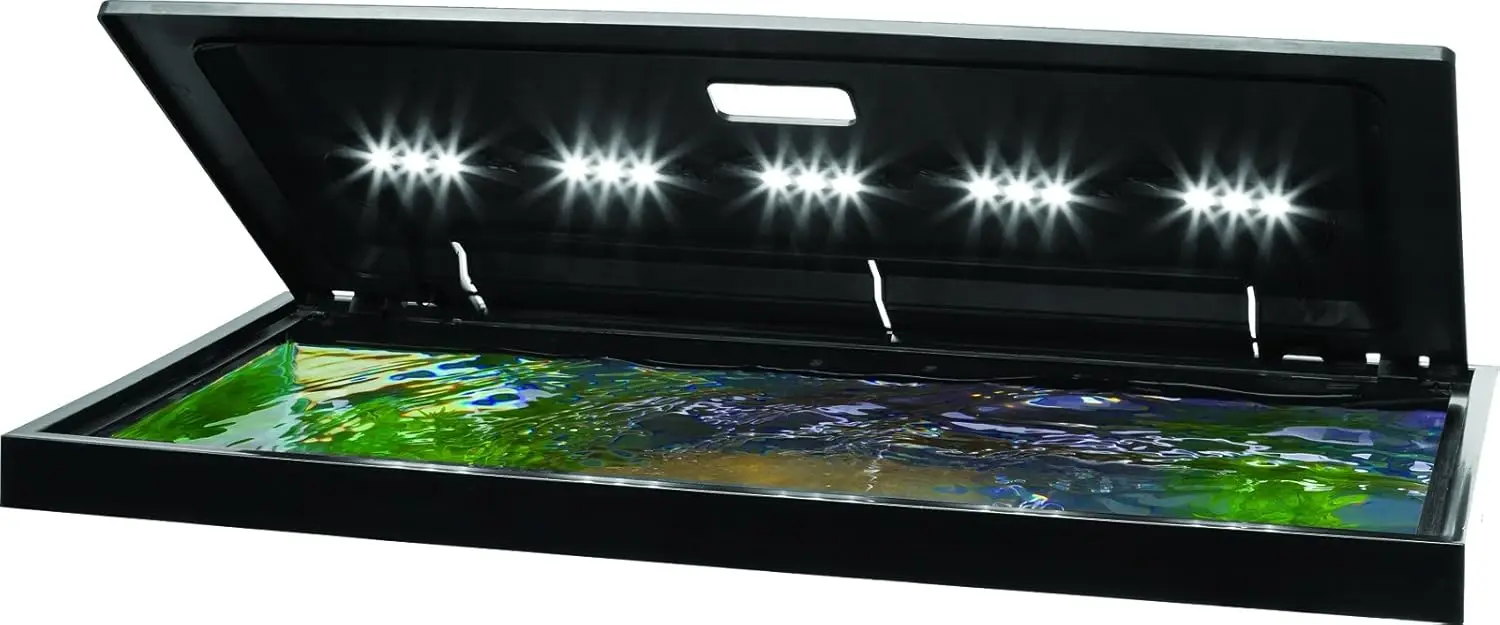 Low-Profile LED Aquarium Hood 24x12 Inch, Hidden Lighting Fish Tank Cover for Clear View
Low-Profile LED Aquarium Hood 24x12 Inch, Hidden Lighting Fish Tank Cover for Clear View