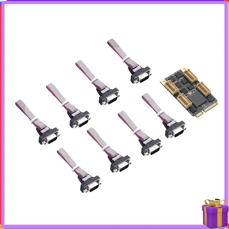 Усовершенствованная карта контроллера Mini PCIE Express с 8 последовательными портами Mini Pcie DB9 RS232 Адаптер Mini PCI-E COM-карта 15 кВ Защита от электростатического разряда
Усовершенствованная карта контроллера Mini PCIE Express с 8 последовательными портами Mini Pcie DB9 RS232 Адаптер Mini PCI-E COM-карта 15 кВ Защита от электростатического разряда