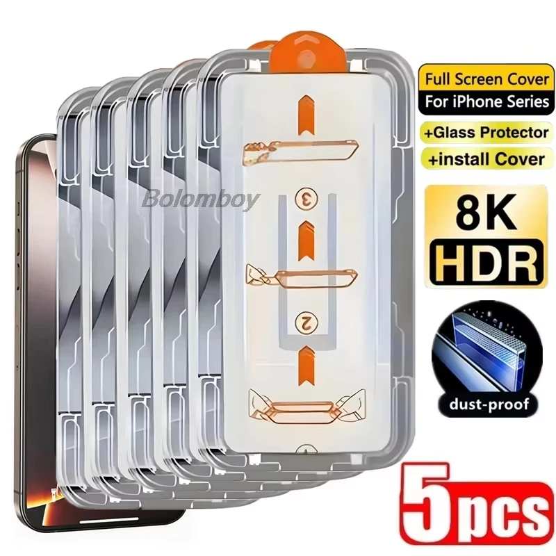 1-5PCS Oleophobic Coating Screen Protector For iPhone 17 Pro Max iPhone17 Pro Max Air Dust Free Easy Installation Tempered Glass
1-5PCS Oleophobic Coating Screen Protector For iPhone 17 Pro Max iPhone17 Pro Max Air Dust Free Easy Installation Tempered Glass