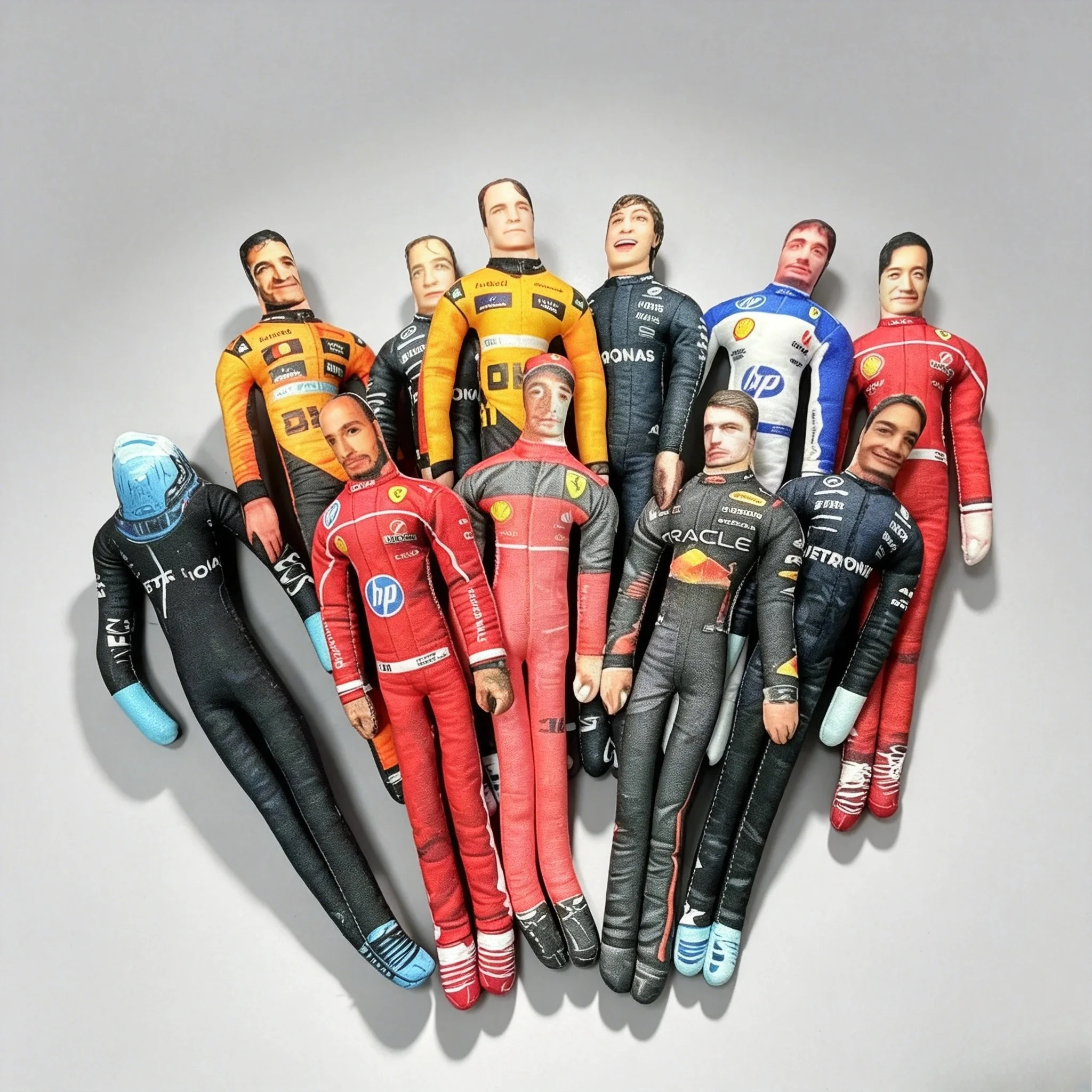 28cm Piastri George Carlos Sainz Racing Driver Stuffed Animal Plush Toy Cute with Movable Skeleton for Car Gift Desk Ornament
28cm Piastri George Carlos Sainz Racing Driver Stuffed Animal Plush Toy Cute with Movable Skeleton for Car Gift Desk Ornament