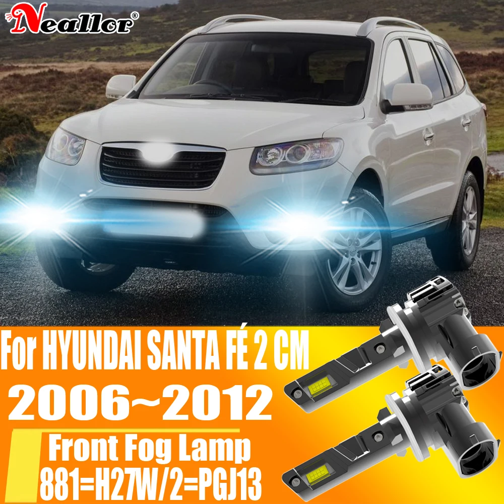 2pcs H27W/2 881 H27 PGJ13 Led Moto Fog Lamp Canbus Light Car Turbo Diode Bulb White Headlight For HYUNDAI SANTA FE CM 2006~2012
2pcs H27W/2 881 H27 PGJ13 Led Moto Fog Lamp Canbus Light Car Turbo Diode Bulb White Headlight For HYUNDAI SANTA FE CM 2006~2012
