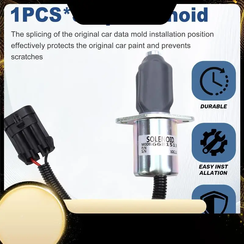 Shut Off Solenoid 6681512 6681513 12V Stop Solenoid Fit For Bobcat A220 S70 S100 S130 S150 S160 S175 S185 S205 S220-A74F
Shut Off Solenoid 6681512 6681513 12V Stop Solenoid Fit For Bobcat A220 S70 S100 S130 S150 S160 S175 S185 S205 S220-A74F
