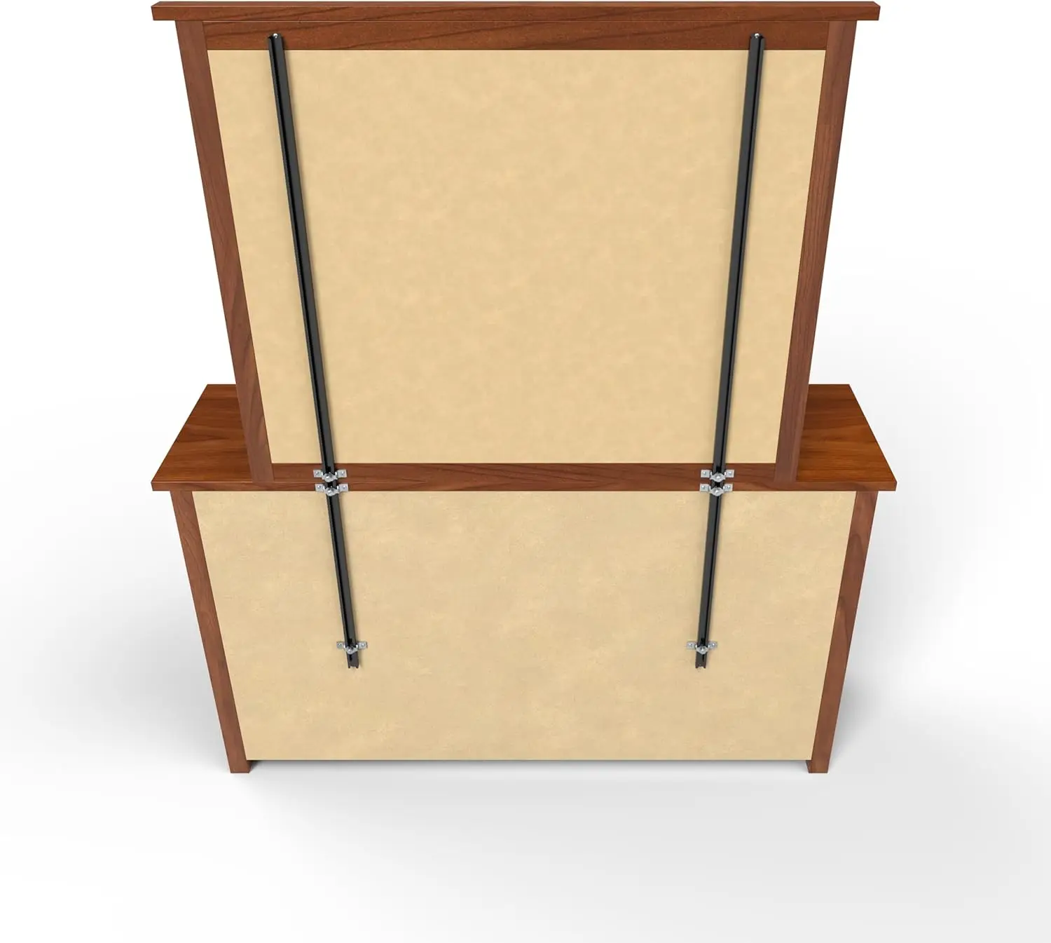 Heavy-Duty Mirror Support Brackets, Adjustable 60" Mounting System for Dressers & Furniture, Reinforced Steel
Heavy-Duty Mirror Support Brackets, Adjustable 60" Mounting System for Dressers & Furniture, Reinforced Steel