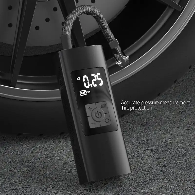 Портативный автомобильный воздушный насос для накачки шин 150 Psi и 2x быстрая, точный воздушный насос с ЖК-экраном подходит для автомобилей, велосипедов, мотоциклов, шаров
Портативный автомобильный воздушный насос для накачки шин 150 Psi и 2x быстрая, точный воздушный насос с ЖК-экраном подходит для автомобилей, велосипедов, мотоциклов, шаров