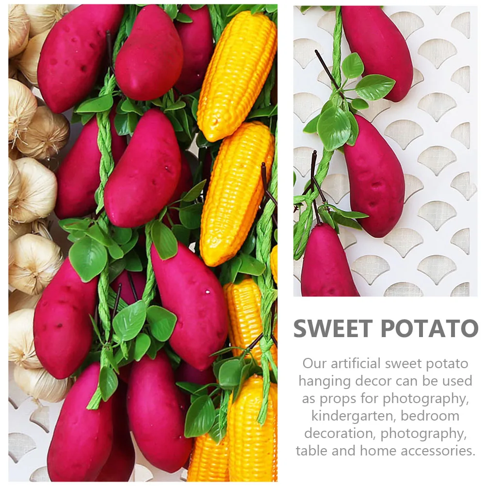 2pcs Artificial Potato Strings Simulated Farmhouse Decorations Vegetable Decor Home Accessories Photography Props Farmhouse
2pcs Artificial Potato Strings Simulated Farmhouse Decorations Vegetable Decor Home Accessories Photography Props Farmhouse