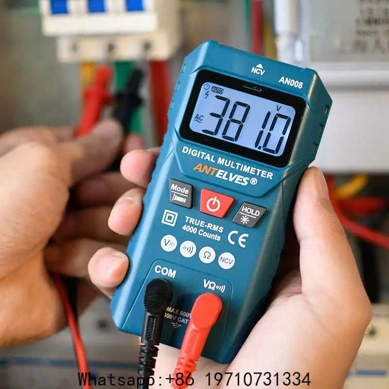 AN008 Smart Digital Multimeter AC/DC Voltage Resistance Continuity Measurement Tester NCV Multimeter with Auto Recognitio
AN008 Smart Digital Multimeter AC/DC Voltage Resistance Continuity Measurement Tester NCV Multimeter with Auto Recognitio